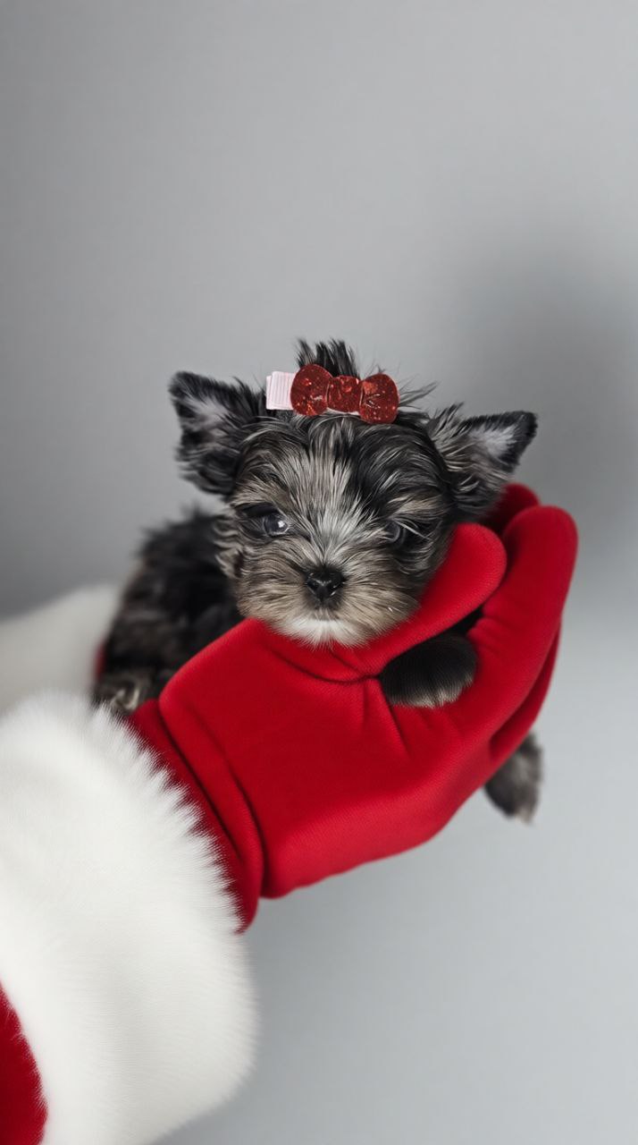 Щенок йоркширского терьера. Девочка. До 1.5 кг. вес взрослой. Питомник Йорк Парадайз