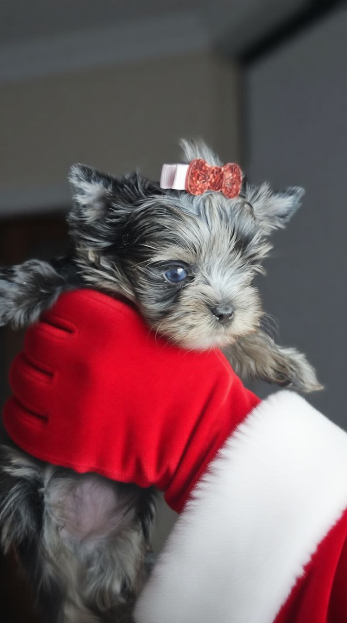 Щенок йоркширского терьера. Девочка. 2,5 месяца. Из питомника YorkParadise